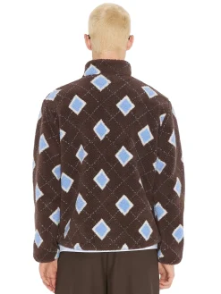 Jakke<Holzweiler Fossekall Fleece Jacket Jakke Brun Mønster