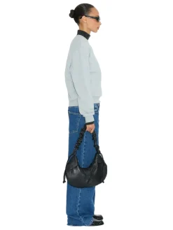 Holzweiler|Veske<Holzweiler Leni Cocoon Leather Bag Veske Sort