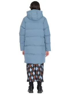 Jakke<Holzweiler Loen Down Jacket Blue Aqua Jakke Blå