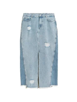 Skjørt<Holzweiler Louisa Long Denim Skirt Skjørt Denim
