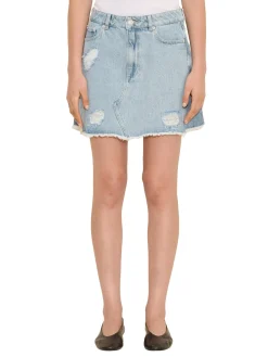 Skjørt<Holzweiler Louisa Short Denim Skirt Skjørt Denim