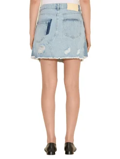 Skjørt<Holzweiler Louisa Short Denim Skirt Skjørt Denim