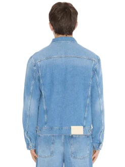 Jakke<Holzweiler M Denim Jacket Jakke Lyseblå