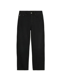 Jeans<Holzweiler M Straight Jeans Jeans Vasket Sort