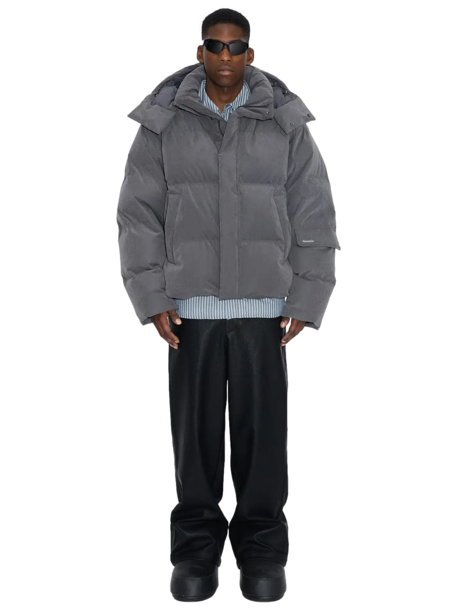 Jakke<Holzweiler Narvik Brushed Down Jacket Jakke Grå Grey