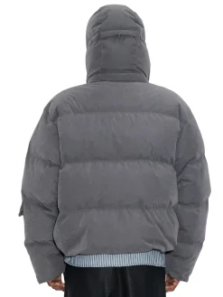 Jakke<Holzweiler Narvik Brushed Down Jacket Jakke Grå Grey