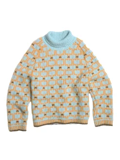 Genser<Holzweiler Norwegian Wool Turtleneck Genser Turkis