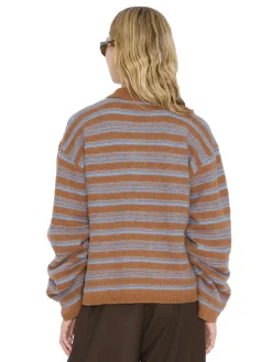 Genser<Holzweiler Olivia Wool Polo Genser Lys Brun