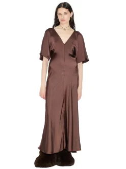 Kjole<Holzweiler Rakel Dress Kjole Brun