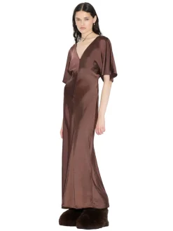 Kjole<Holzweiler Rakel Dress Kjole Brun