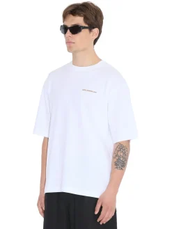 T-Shirt<Holzweiler Ranger Sunflower Tee T-shirt Hvit Og Brun