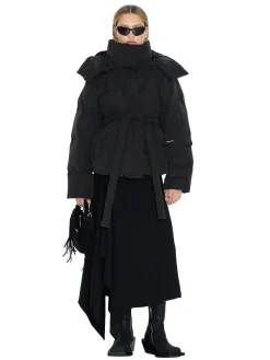 Jakke<Holzweiler Steilia Brushed Down Jkt Jakke Sort Black