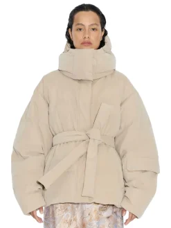 Jakke<Holzweiler Steilia Brushed Down Jkt Jakke Beige