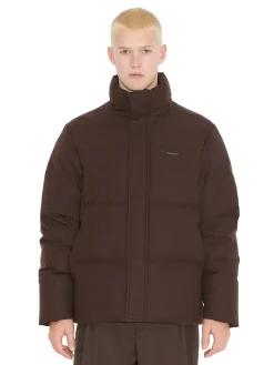 Jakke<Holzweiler Tech Wool Down Jacket Jakke Brun