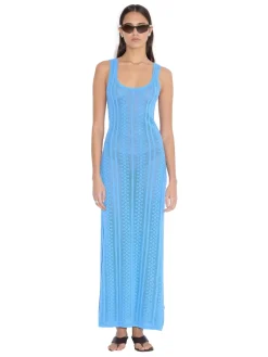 Kjole<Holzweiler Tine Crochet Dress Kjole Blå