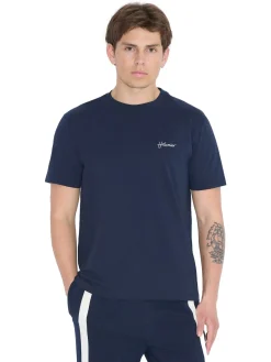 T-Shirt<Holzweiler Tucker Embroidery Tee T-shirt Navy