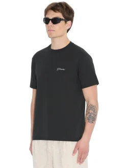 T-Shirt<Holzweiler Tucker Embroidery Tee T-shirt Sort