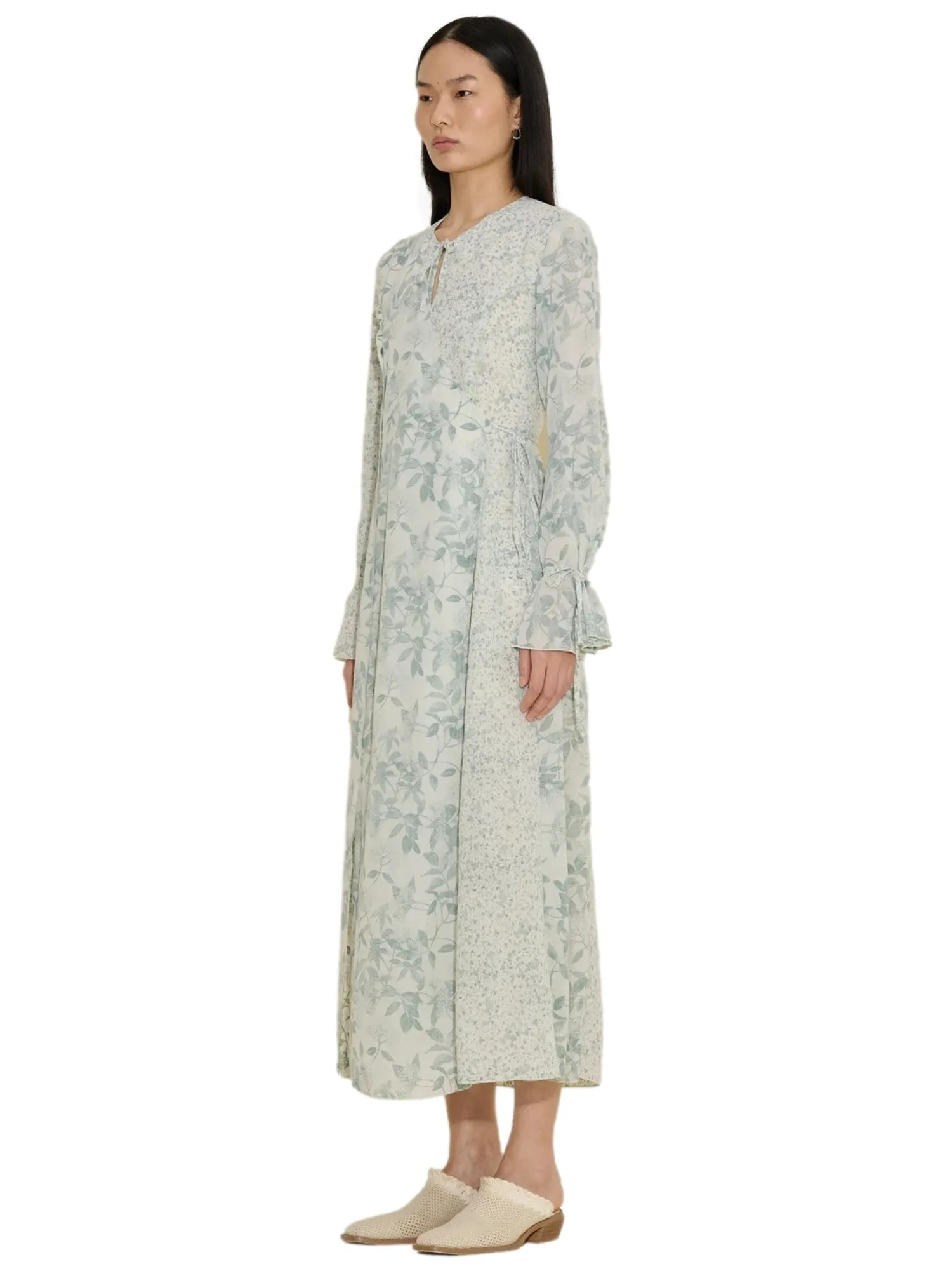 Kjole<Holzweiler Valery Print Dress Kjole Grønn Mønster