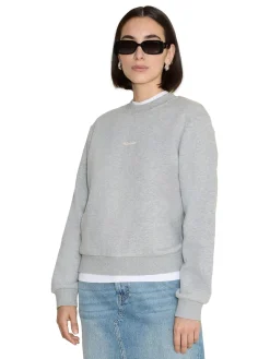 Genser<Holzweiler W Regular Crew Genser Lys Grå Melert