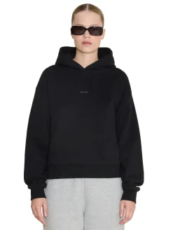 Genser<Holzweiler W Regular Hoodie Genser Sort