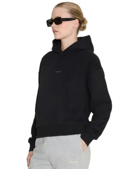 Genser<Holzweiler W Regular Hoodie Genser Sort