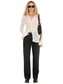 Jeans<Holzweiler W. Regular Jeans Jeans Vasket Sort