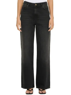 Jeans<Holzweiler Wide Jeans Jeans Vasket Sort