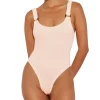 Badetøy<Hunza G Domino Swim Crinkle Badedrakt Off-White
