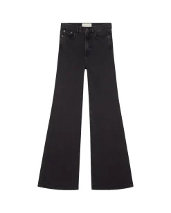 Jeans<Jeanerica Fuji Used Black Jeans Sort