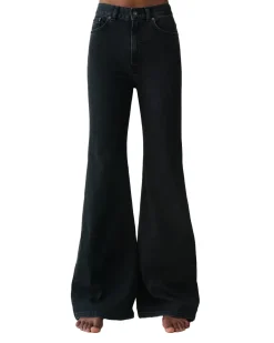 Jeans<Jeanerica Fuji Used Black Jeans Sort