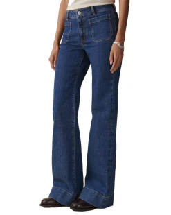 Jeans<Jeanerica St. Monica Low Jeans Mørkeblå