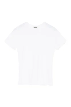 T-Shirt<Julie Josephine Agnes Tee T-shirt Hvit