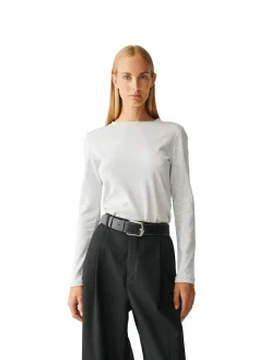 Genser<Julie Josephine Andrea Longsleeve Genser Lys Grå Melert