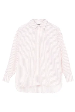 Skjorter<Julie Josephine Edwina Shirt Skjorte Stripet Oransje