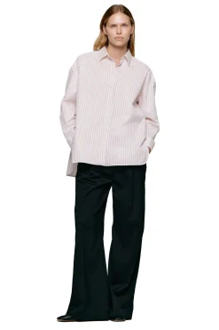 Skjorter<Julie Josephine Edwina Shirt Skjorte Stripet Oransje