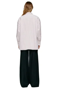 Skjorter<Julie Josephine Edwina Shirt Skjorte Stripet Oransje