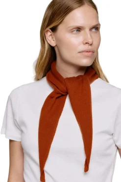 Tilbehør<Julie Josephine Rose Scarf Skjerf Rustrød