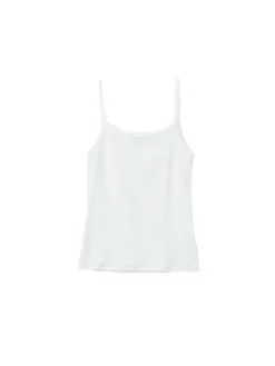 T-Shirt<Julie Josephine Tinki Rib Top T-shirt Hvit