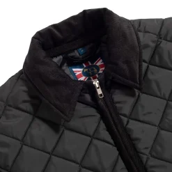 Jakke<Lavenham UNWADDED TEYNHAM Jakke Sort