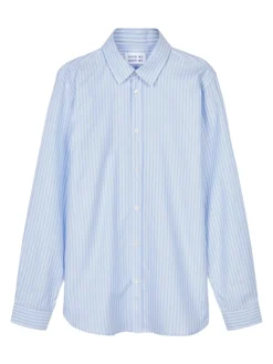 Skjorte<Libertine Libertine Babylon Skjorte Lyseblå Striper