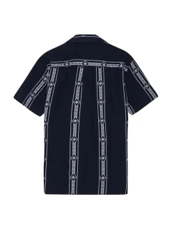 Skjorte<Libertine Libertine Cave Skjorte Hvit Og Blå