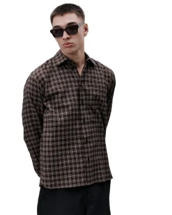 Skjorte<Libertine Libertine Record Shirt Skjorte Brun Mønster