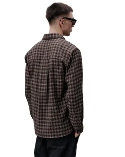 Skjorte<Libertine Libertine Record Shirt Skjorte Brun Mønster