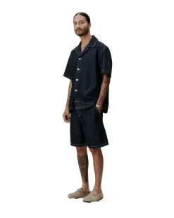 Jakke<Libertine Libertine Volcano Shirt Jakke Indigo