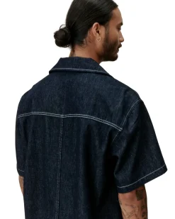 Jakke<Libertine Libertine Volcano Shirt Jakke Indigo