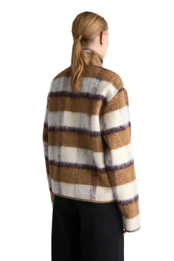 Genser<Livid Barkle Yellow Check Genser Gul