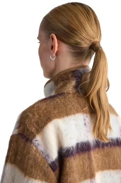 Genser<Livid Barkle Yellow Check Genser Gul