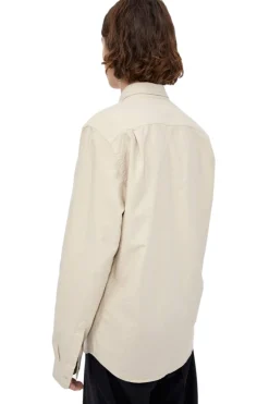 Skjorte<Livid Cassidy Beige Ox Skjorte Beige