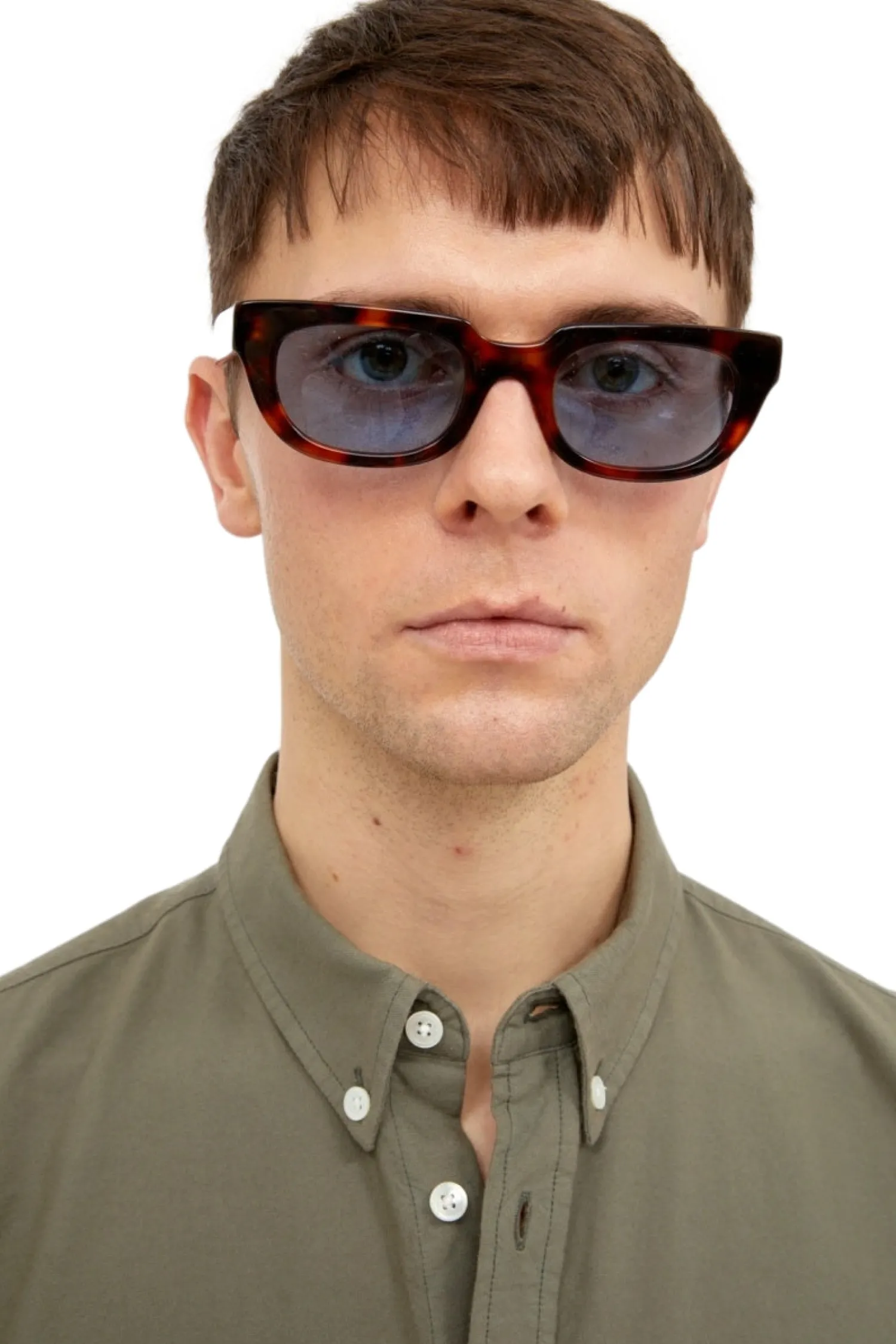 Skjorte<Livid Cassidy Olive Oxford Skjorte Oliven