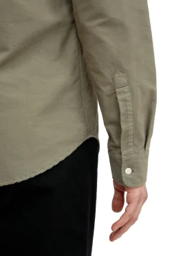 Skjorte<Livid Cassidy Olive Oxford Skjorte Oliven